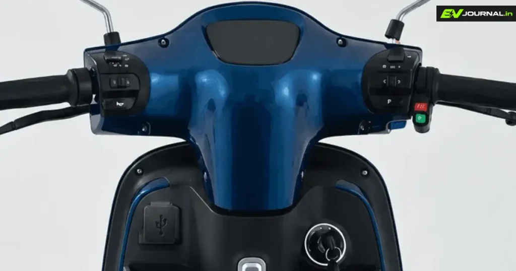 e-Sprinto G1 electric scooter handlebar controls and dashboard area